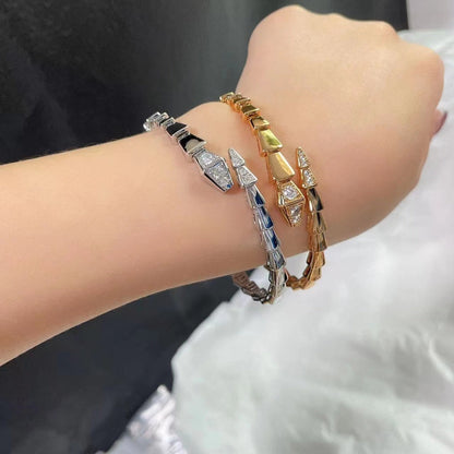 18K BV Serpenti Demi-Pav¨¦ Diamonds Bracelet