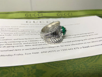 Double G Garden Snake Interlocking G Ring