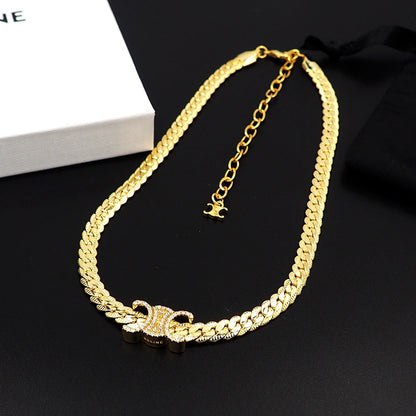 18K Triomphe Diamonds Necklace
