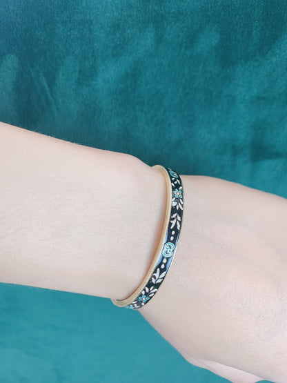 18K Double G Icon Blooms Bracelet