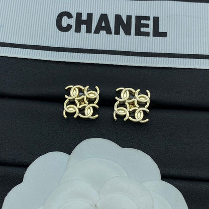 18K CC 24C Earrings