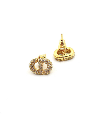 18K CD Diamonds Earrings