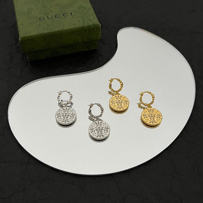 18K Double GG Icon Blooms Earrings