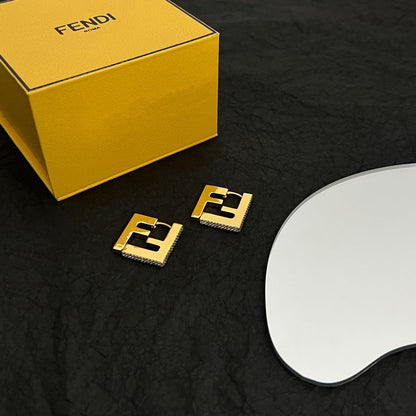 18K F Forever Crystals Earrings