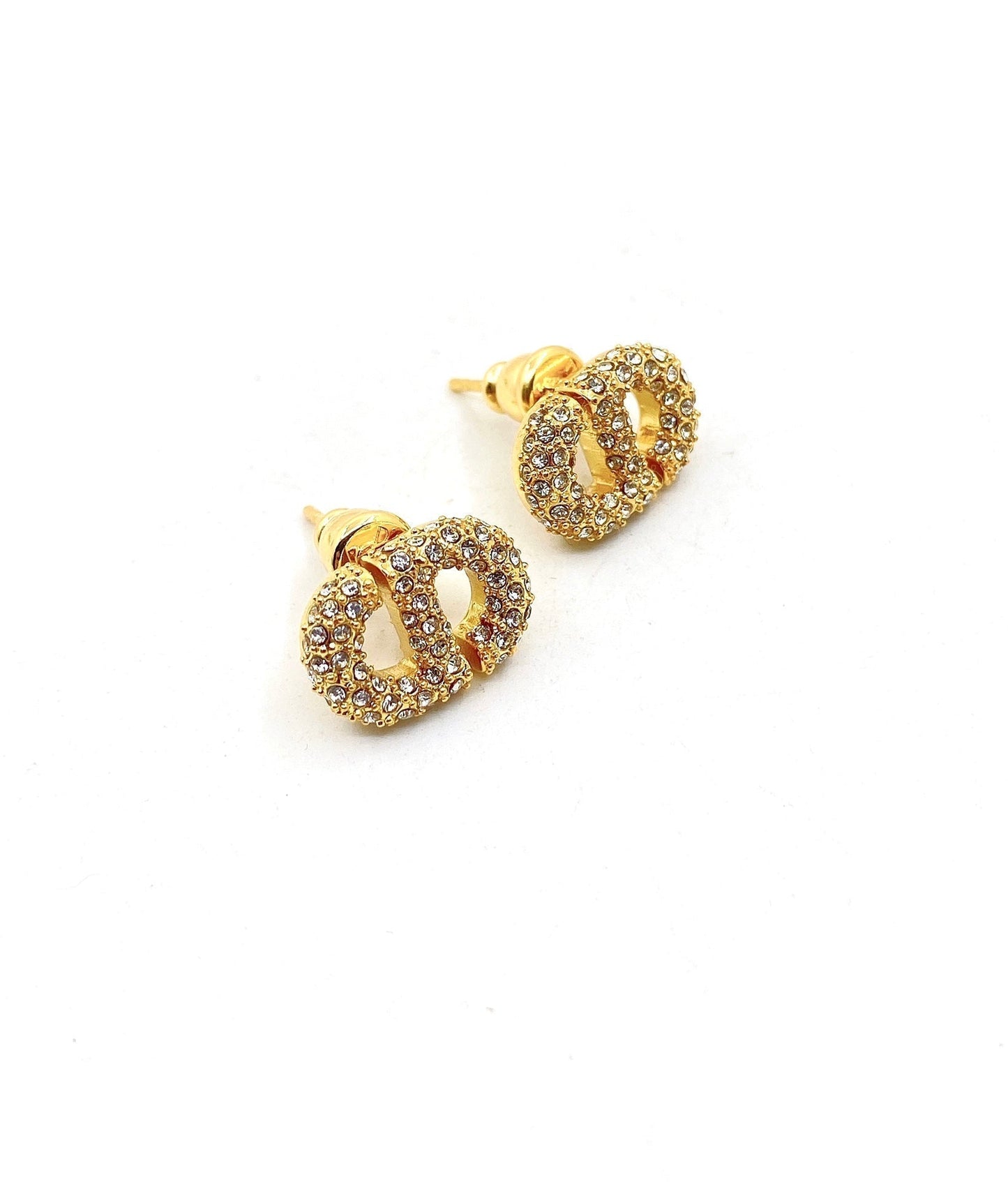 18K CD Diamonds Earrings