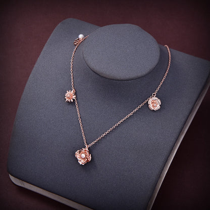 18K CD D-Millefiori Necklace