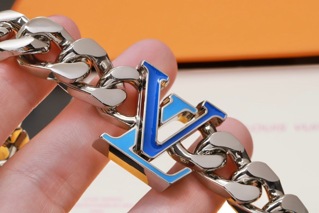 18K Louis Blue Chain Necklace