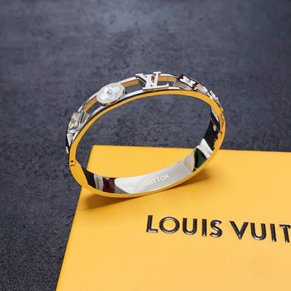 18K Louis Crystal Studded Bracelet