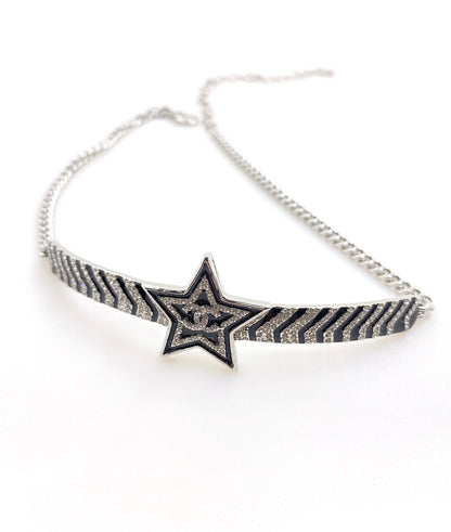 18K CC Star Diamonds Necklace