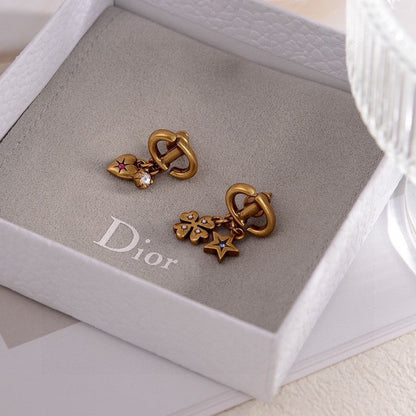 18K CD Lucky Charms Earrings