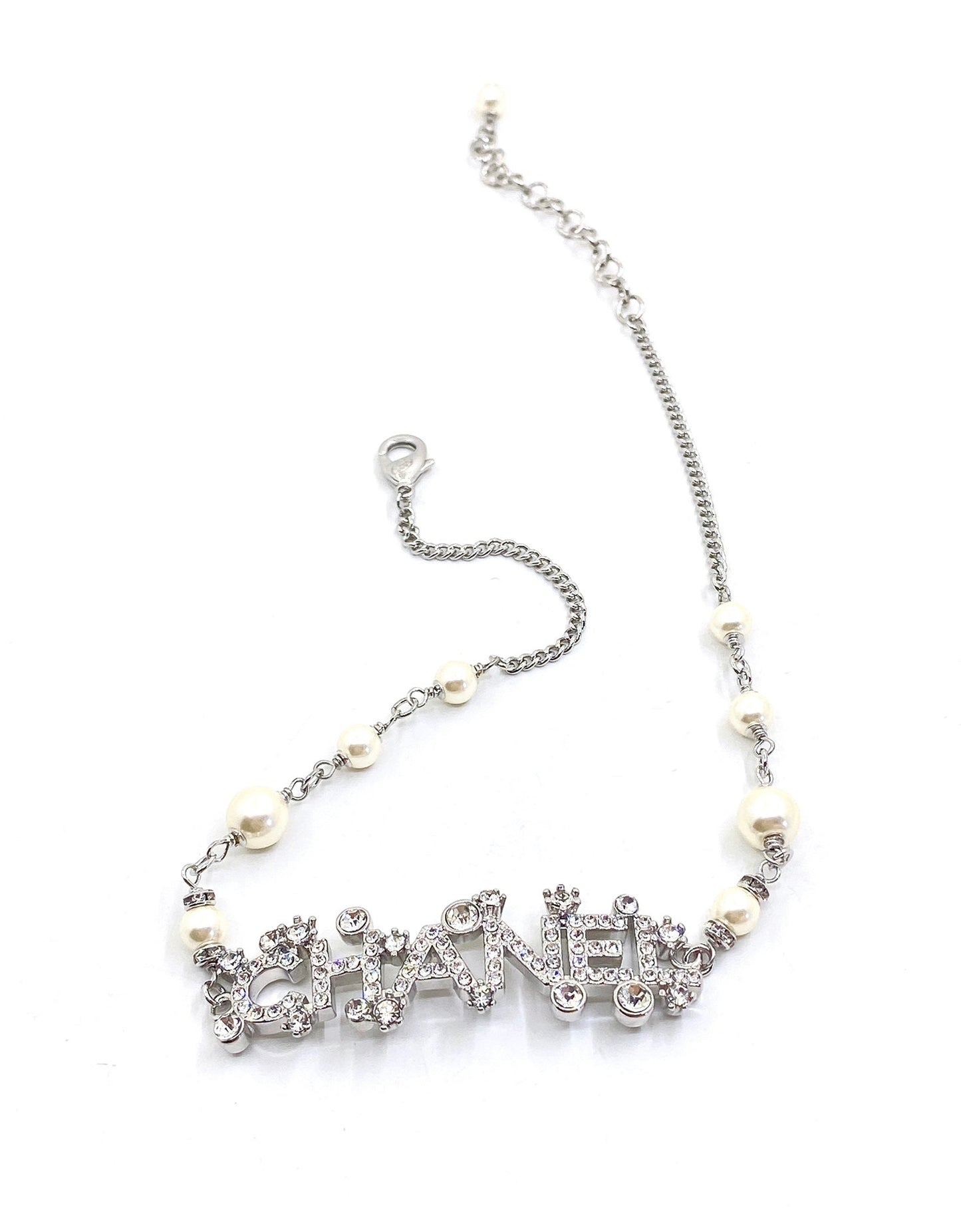 18K CC Crystals Necklace