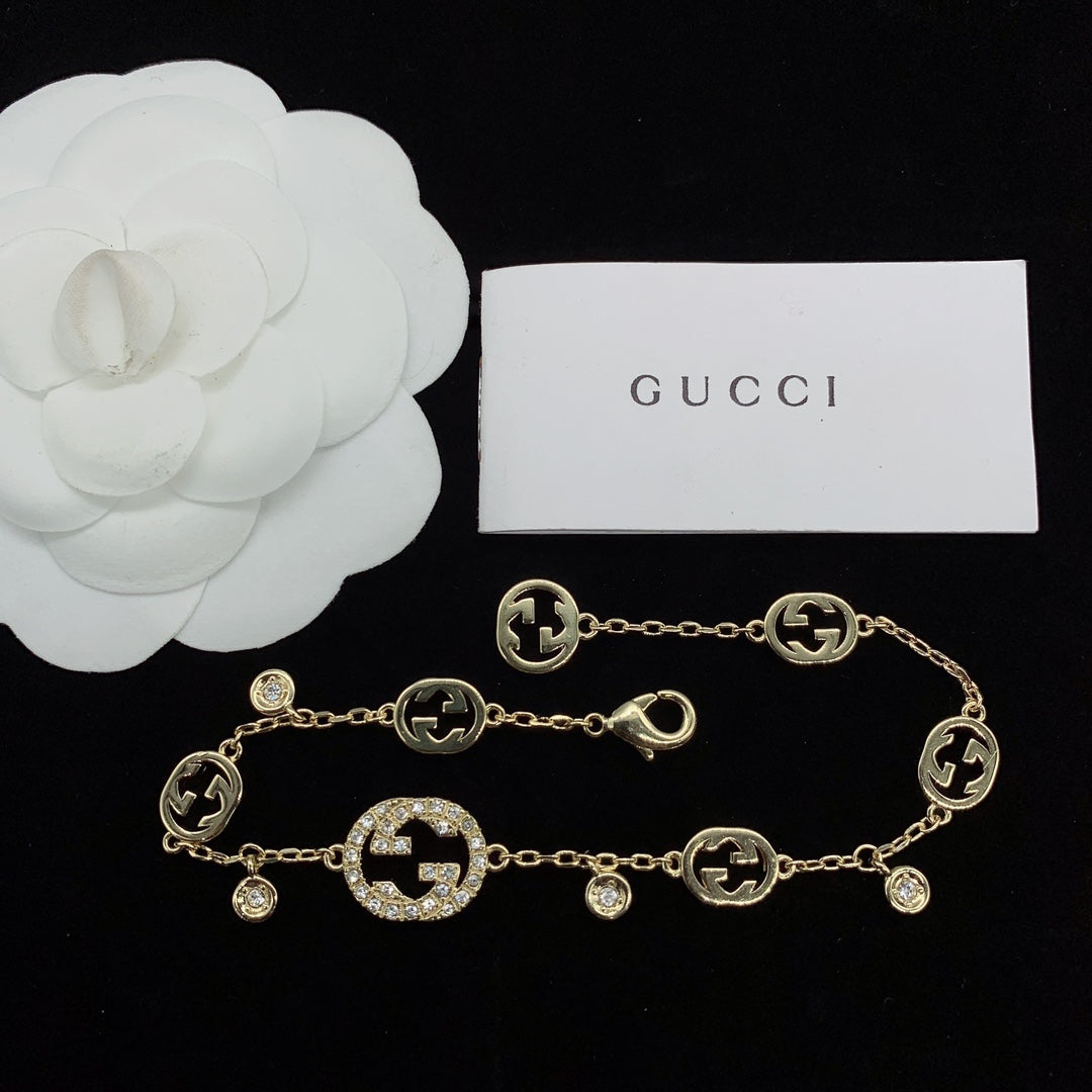 18K Double G Chain Bracelet