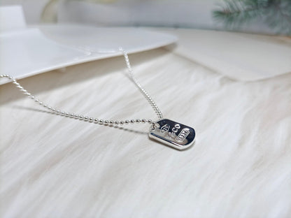 18K T 1837 Tag Pendant Necklace