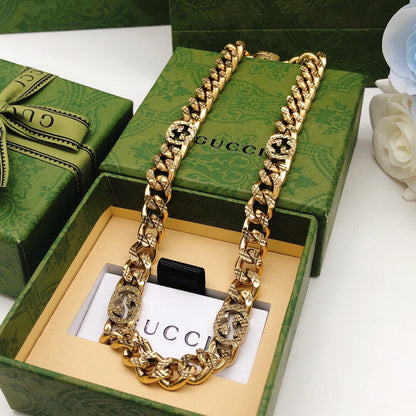 18K Double G Chain Necklace