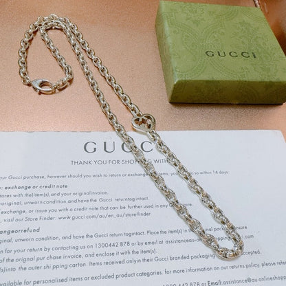 18K Double G Classic Chain Necklace