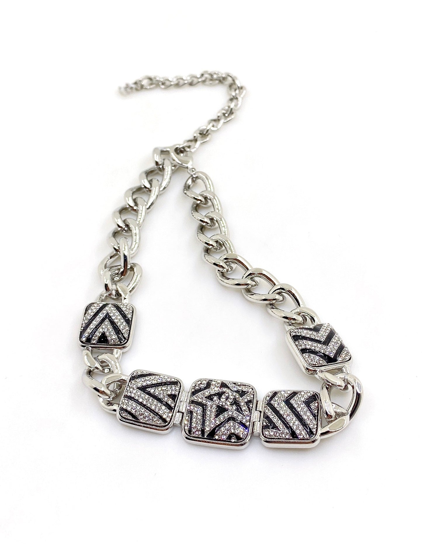 18K CC Star Diamonds Necklace