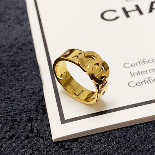 18K Chanel Yellow Gold Ring