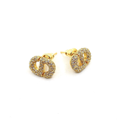 18K CD Diamonds Earrings