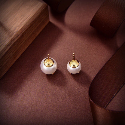 18K Pearl Earrings
