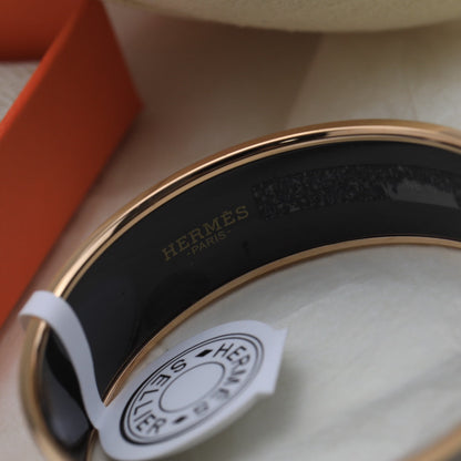 18K Enamel Cal¨¨che Wide Bangle H Bracelet