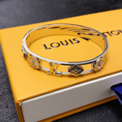 18K Louis Crystal Studded Bracelet
