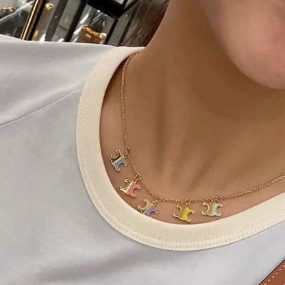 18K CE Teen Charms Necklace