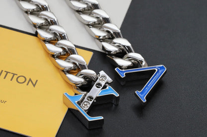 18K Louis Blue Chain Necklace