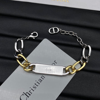 18K Petit CD Bracelet