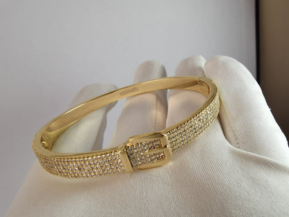 18K Kelly Diamond Vintage H Bracelet