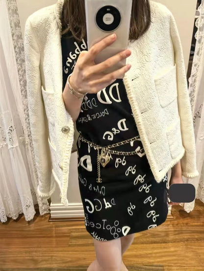 18K CC Heart Pendant Necklace