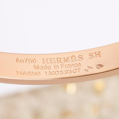 18K Collier De Chien Diamond H Bracelet