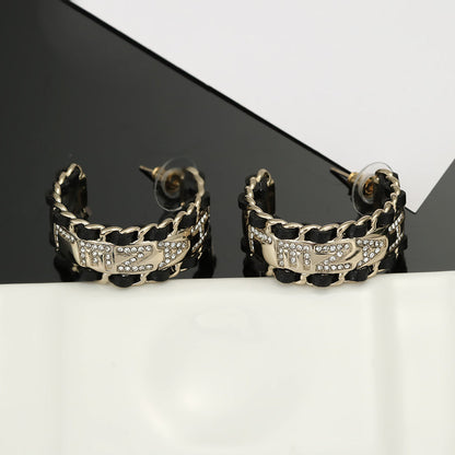 18K CC Strass Earrings