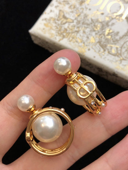 18K CD D-Backstage Earrings