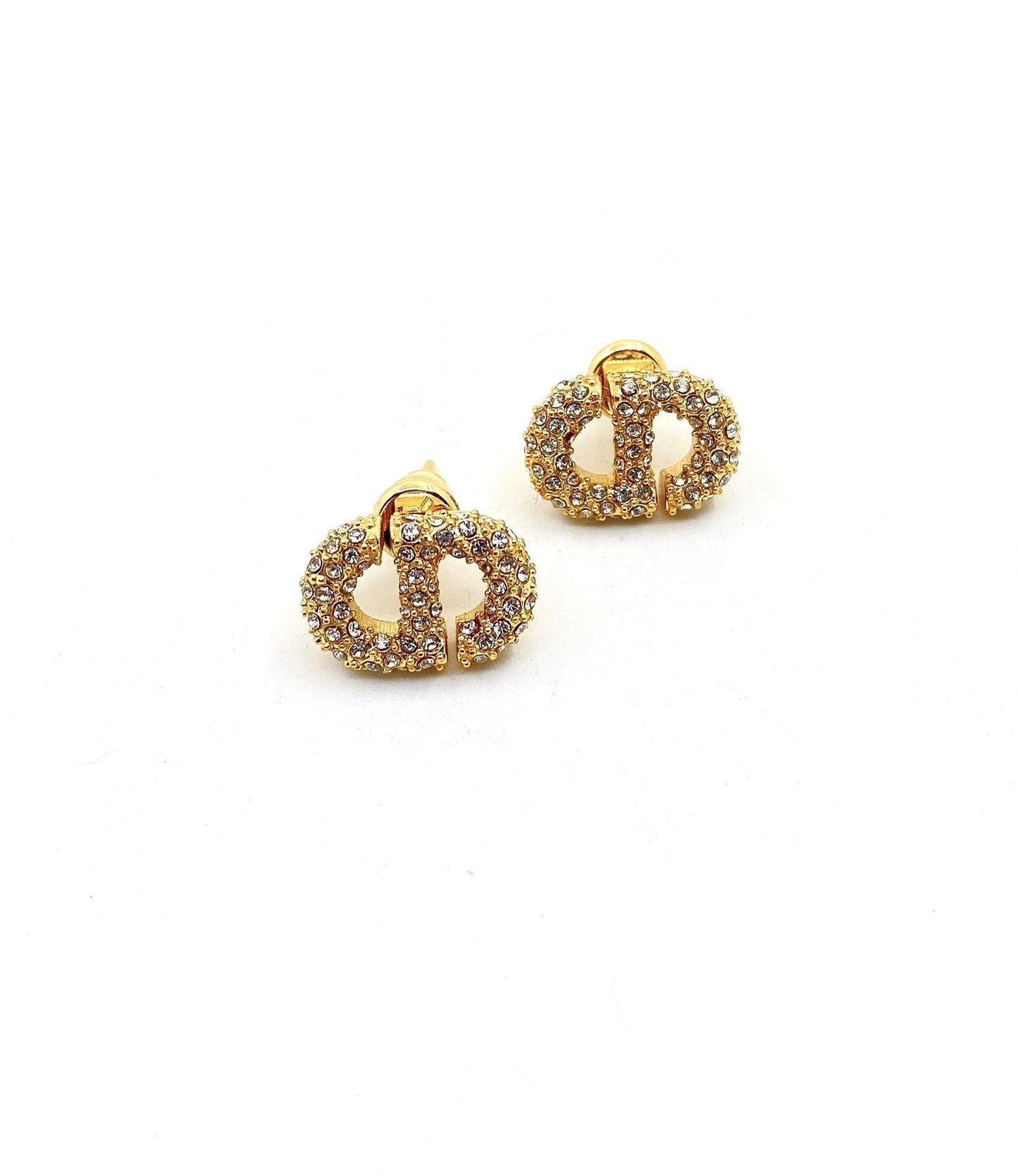18K CD Diamonds Earrings