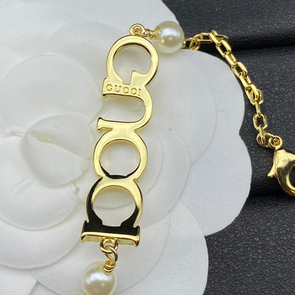 18K Double G Letter Bracelet
