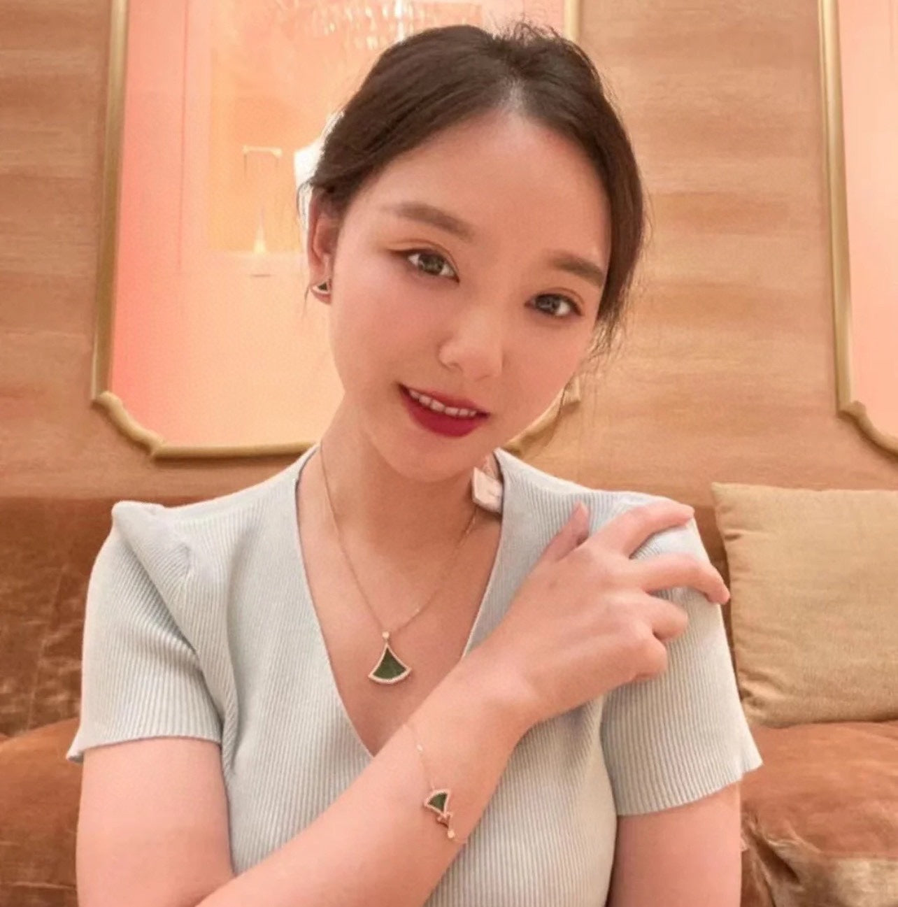 18K Divas' Dream Malachite Bracelet