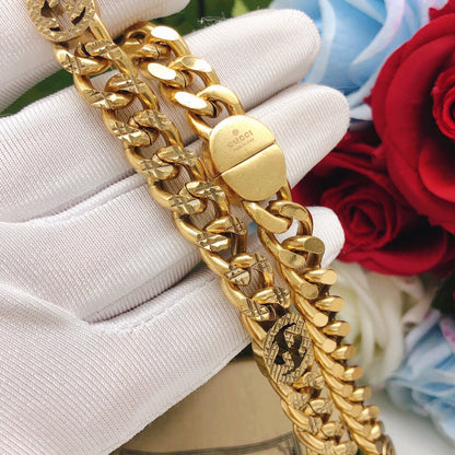 18K Double G Chain Necklace