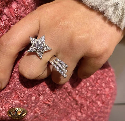 18K CC Com¨¨te Diamonds Ring