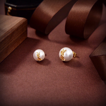 18K Pearl Earrings