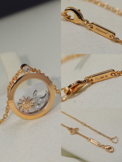 18K Happy Diamonds Pendant Necklace