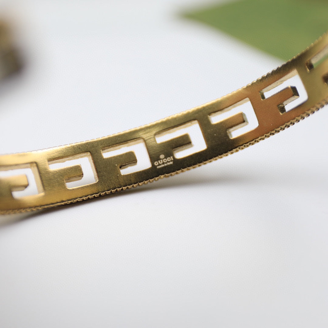 18K Double G Cube Bracelet