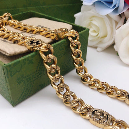 18K Double G Chain Necklace