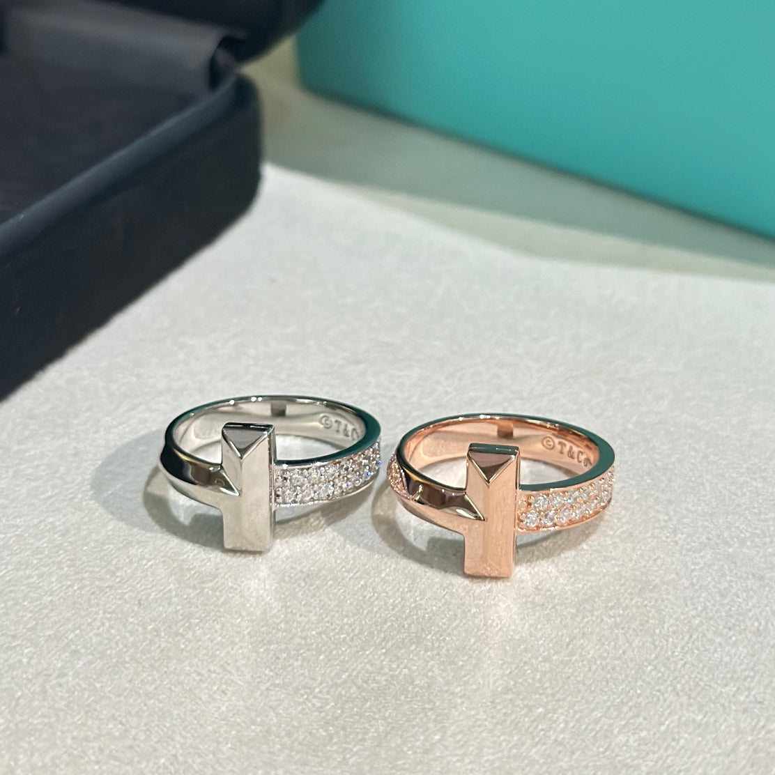 18K T Narrow Pav¨¦ Ring