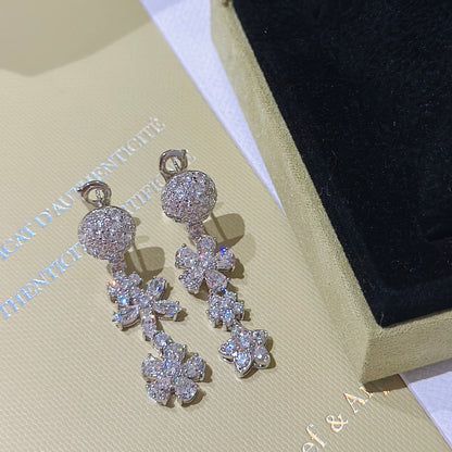 18K Folie Des Pr¨¦s Earrings