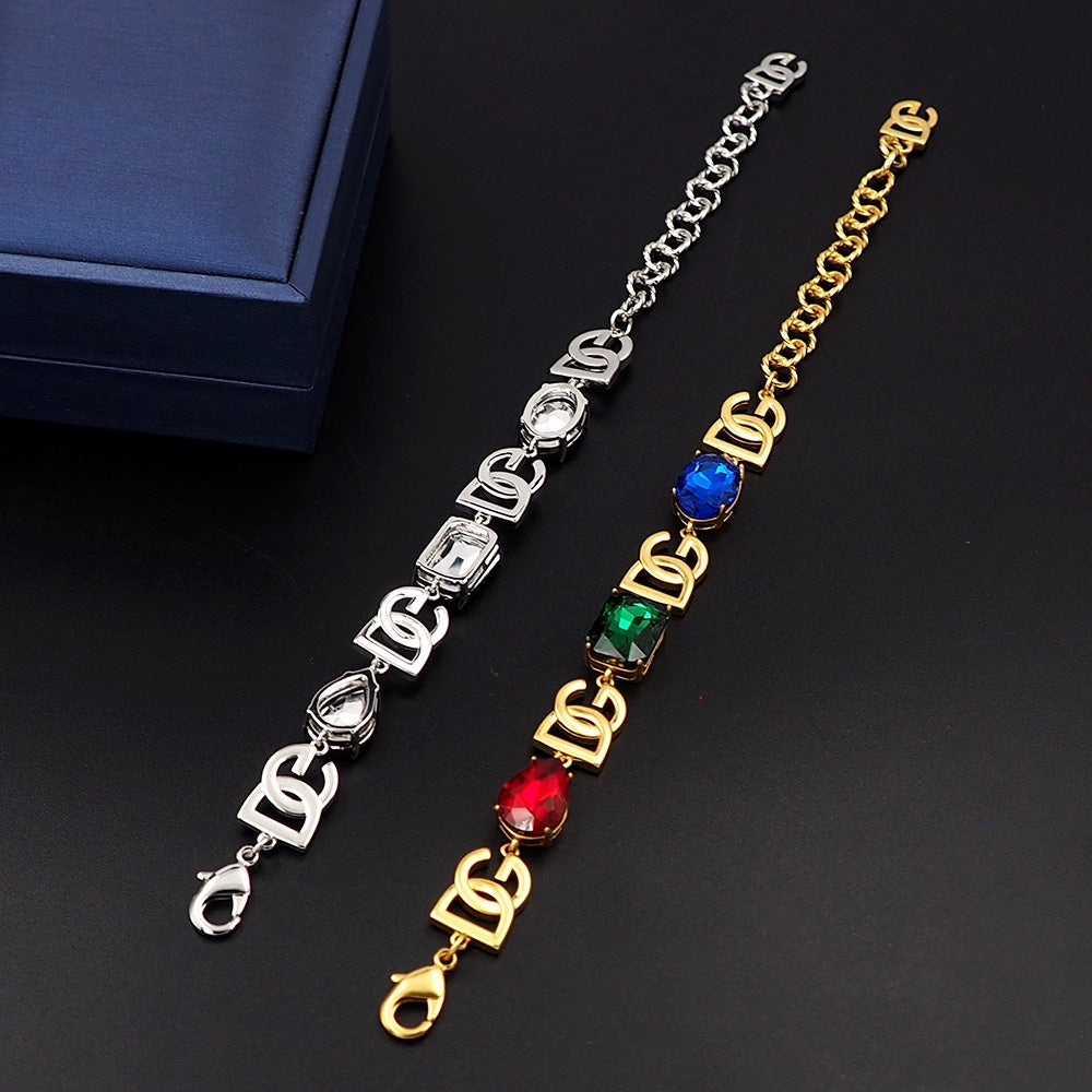 18K DG Crystals Bracelet