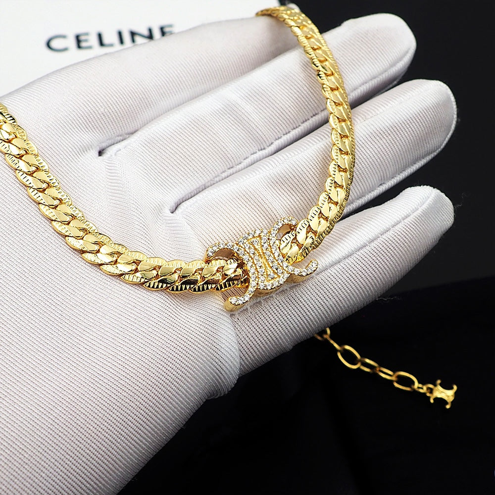 18K Triomphe Diamonds Necklace