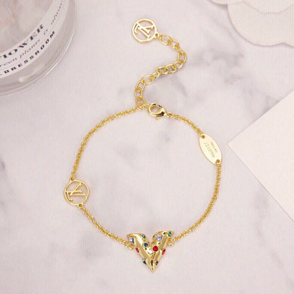 18K Louis Essential V Plan¨¨te Bracelet