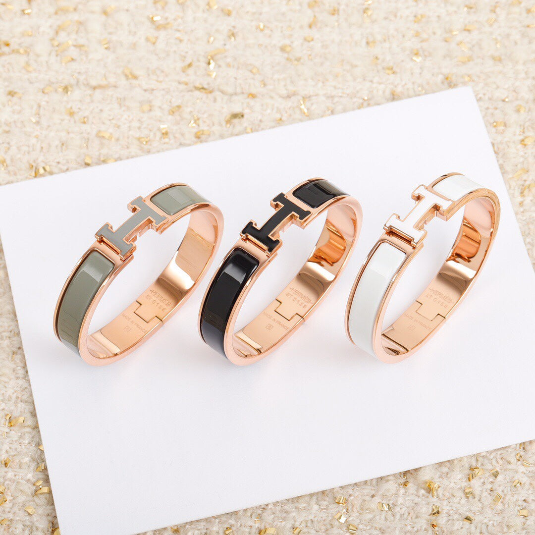 18K Clic H Grey Bracelet