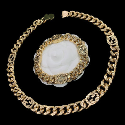 18K Double G Chain Necklace