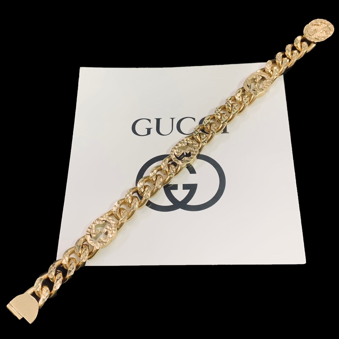 18K Double G Chain Bracelet